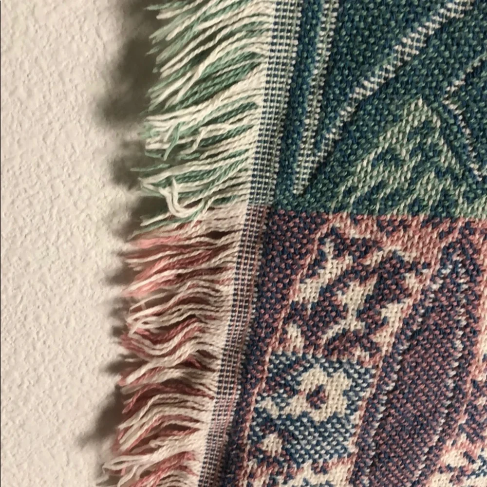 Crown Crafts 100% Cotton Throw Blanket